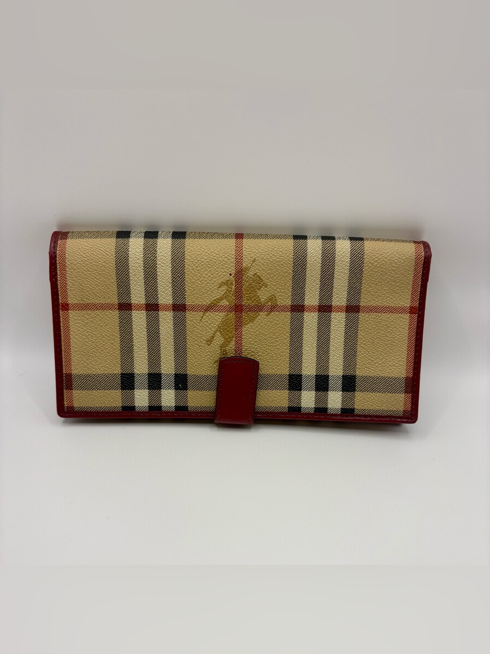Burberry London Haymarket Check Continental Wallet